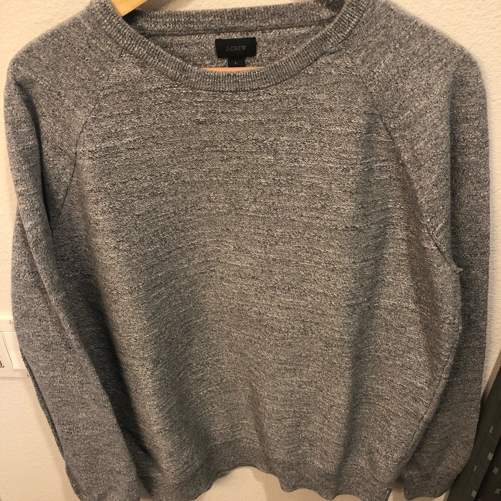 J. Crew crewneck heather gray sweater